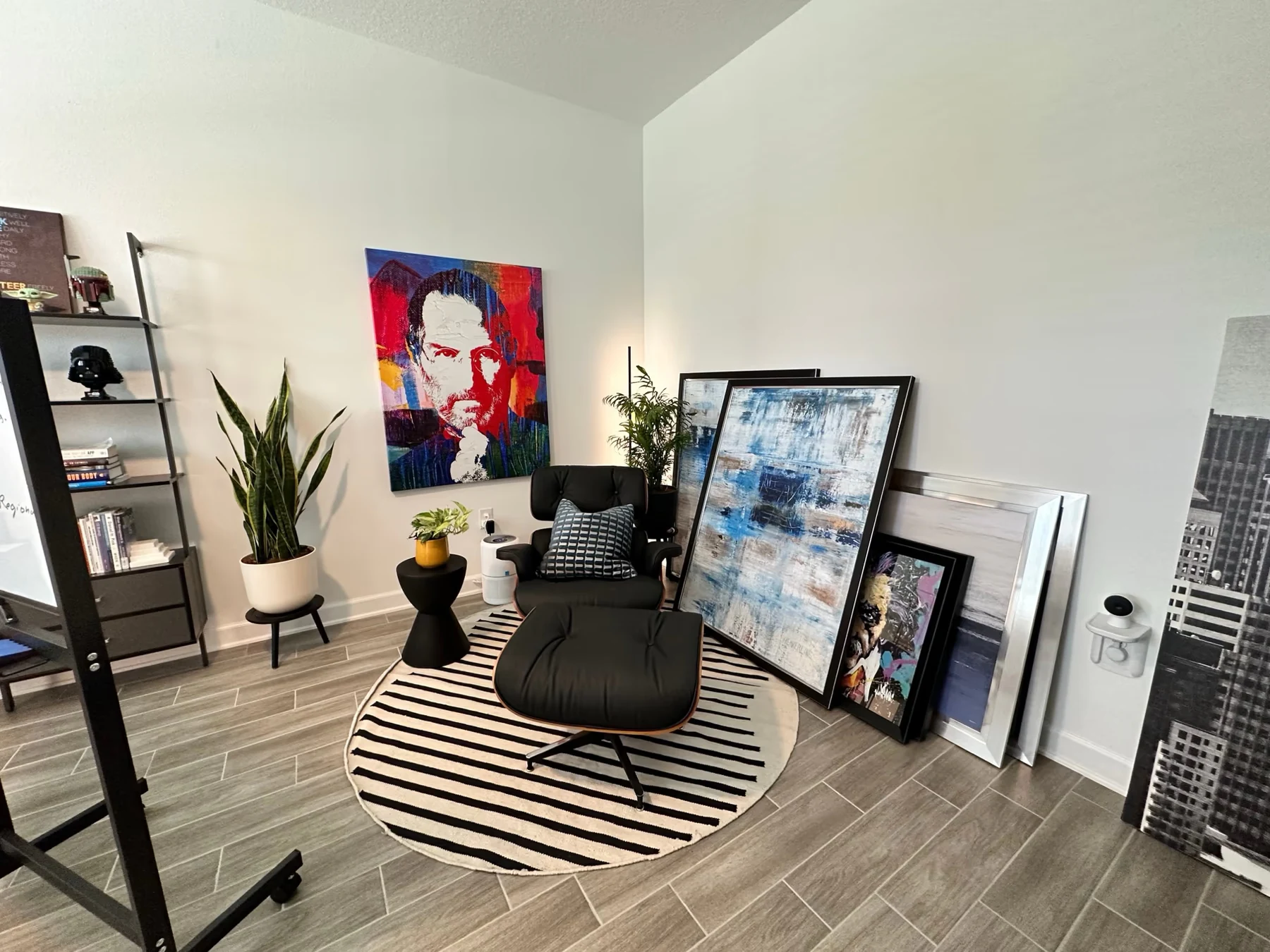 Interior study with art and furniture