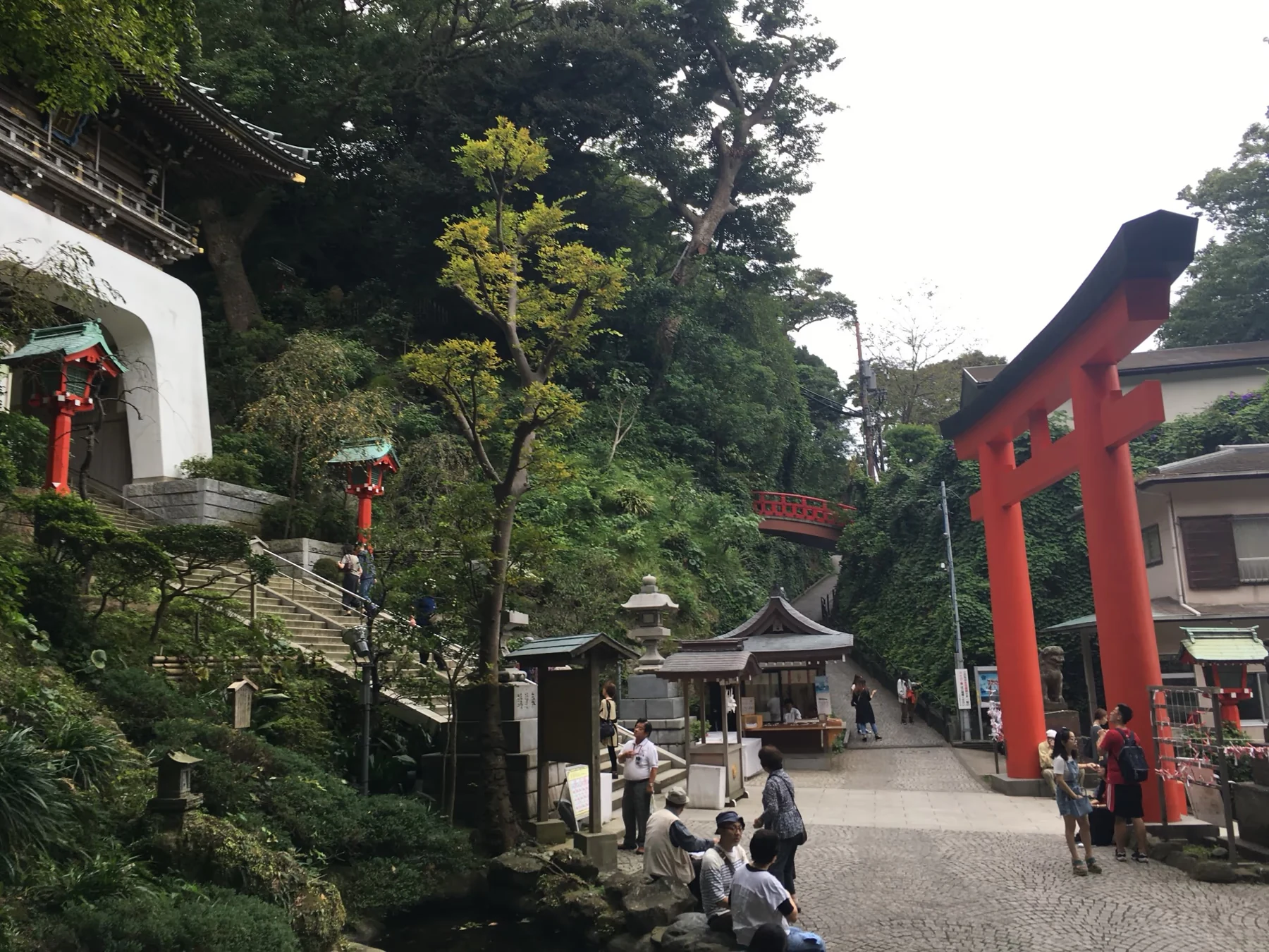 Temple grounds in Japan
